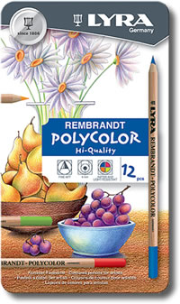 Lyra Rembrandt Polycolor Pencils Tin of 12