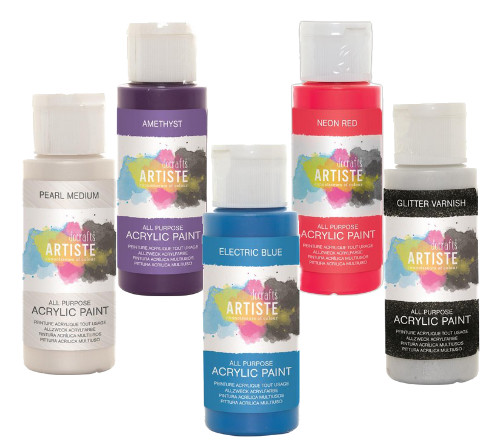 Docrafts Artiste Acrylic Paint - bottles of 59ml