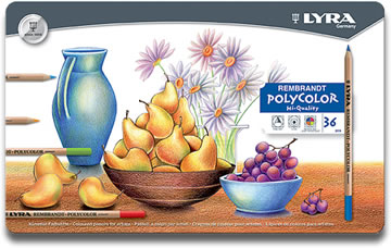 Lyra Rembrandt Polycolor Pencils Tin of 36