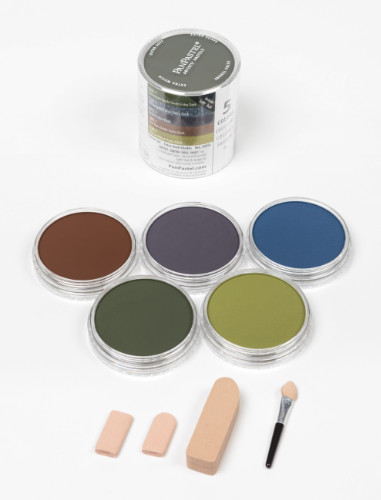 PanPastel Starter Set - Extra Dark Shades (5 colours)