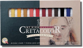 Cretacolor Pastel Carres Set of 12 Portrait / Skin 