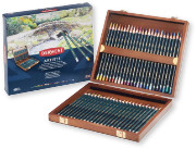 Derwent Artists Colour Pencils Wooden Presentation Box of 48 Pencils
